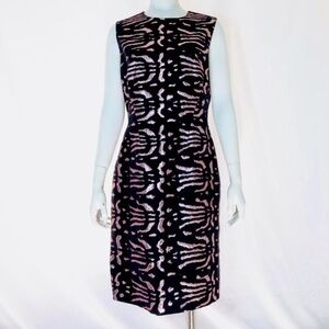 𝗥𝗔𝗥𝗘 vintage Versace black & pink sleeveless dress, women’s European size 46